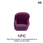 rangements ciseaux adhésifs modernes polyvalents jaune bleu motifs rouges noirs opaque brodeuse outils plastique