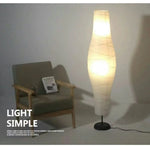abat jour lampe sol blanc texture moderne minimaliste contemporain chambre salon fixe