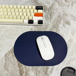 tapis souris simili cuir noir gris clair moderne plateau souris clavier