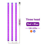 lampe led croissance plante intérieure blanche rose bleu moderne 30cm usb