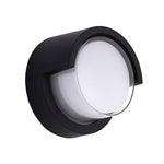 lampes murales extérieures modernes led ip65 étanches noir blanc minimaliste