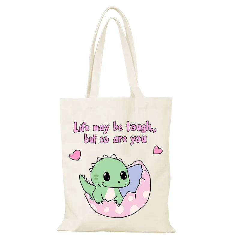 sac tissu tote bag motifs animaux décontracté poignées blanc noir rouge bleu