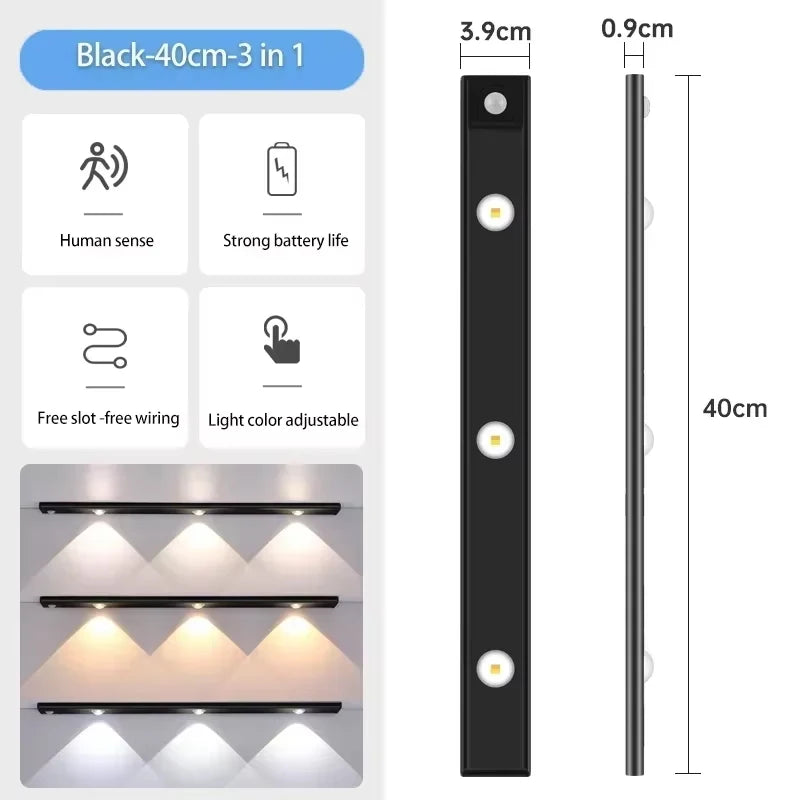 lampe nuit led rechargeable blanc moderne 20cm 30cm 40cm 50cm