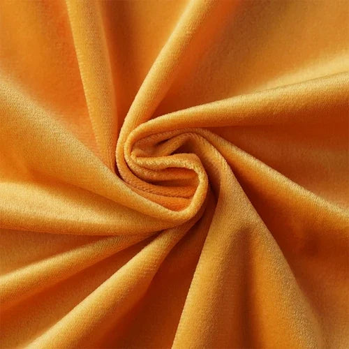tissu velours polyester largeur 155cm couleurs vert beige rose bleu jaune uni opaque moderne