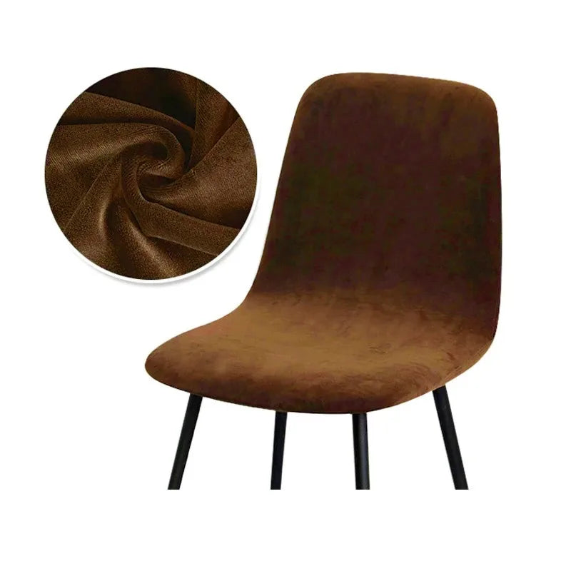 chaise moderne bois pieds noirs assise confortable salle manger maison