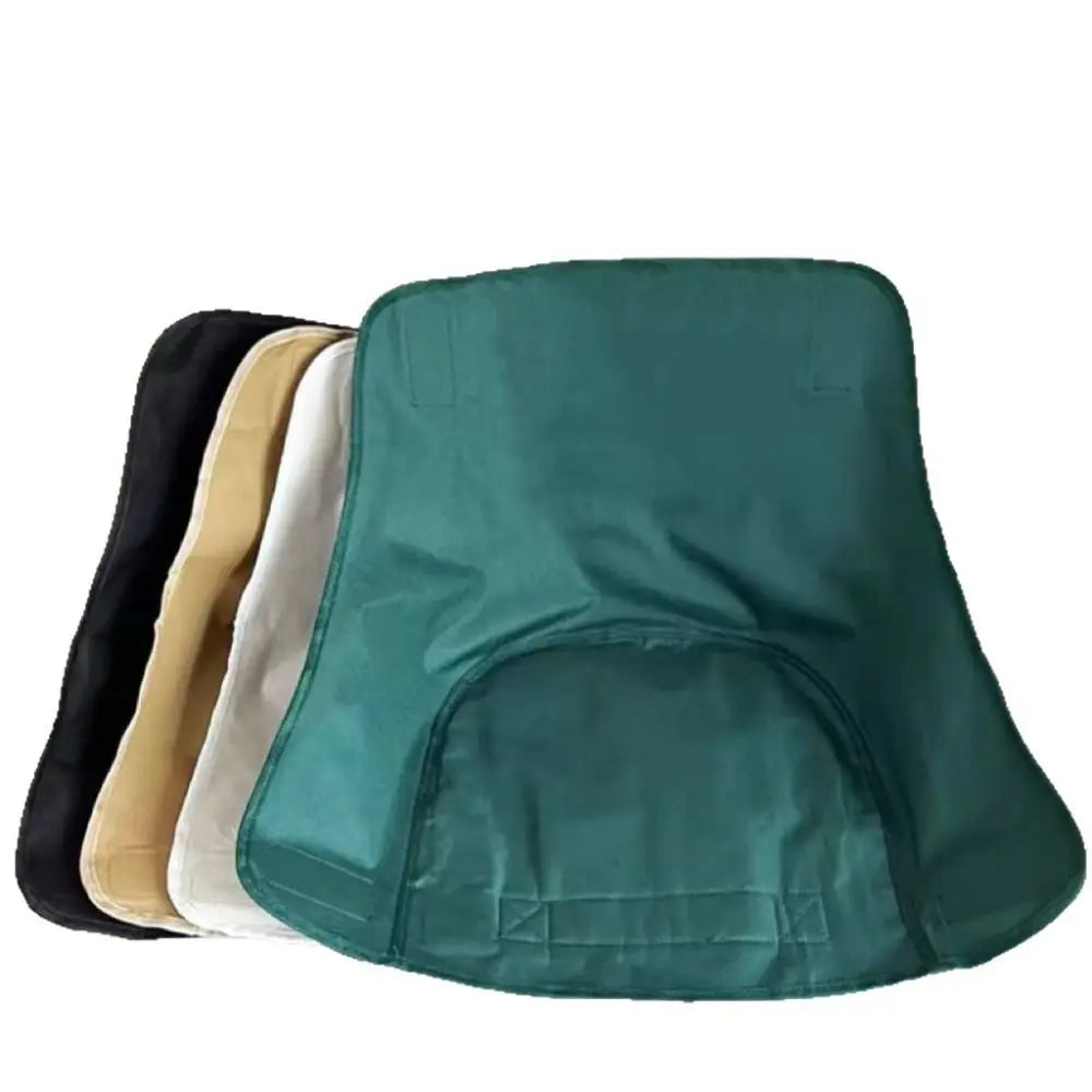 chaise pliable moderne pochettes antidérapante noir blanc vert foncé tissu oxford épais