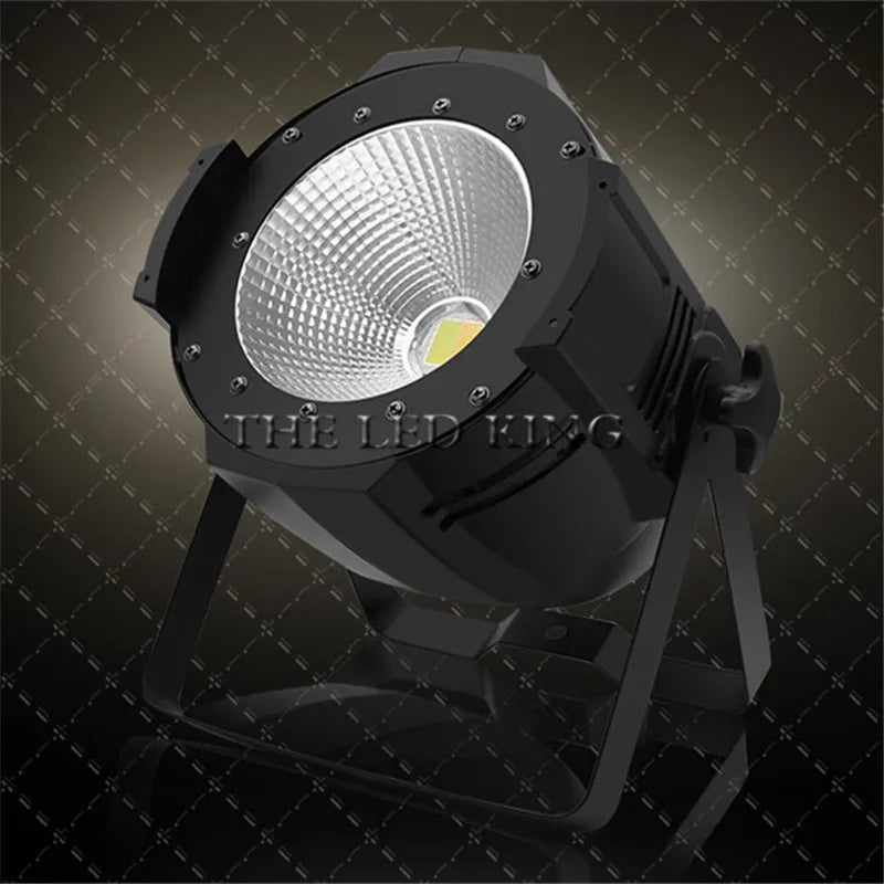 projecteur led noir moderne dmx 300w rgbw 4in1 blanc chaud froid tringles cames
