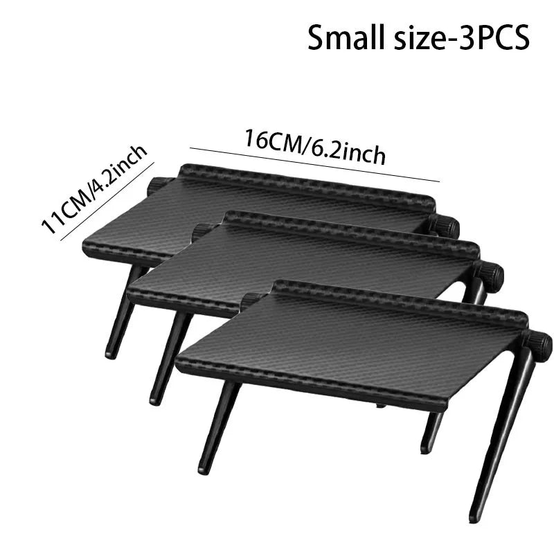 support pliable noir moderne étagère pliante clips magnétiques rangement écologique