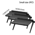 support pliable noir moderne étagère pliante clips magnétiques rangement écologique