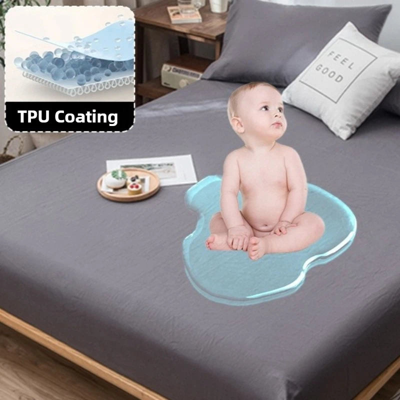housses lit imperméables drap housse 100 polyester blanc unis modernes adultes king 160x200cm
