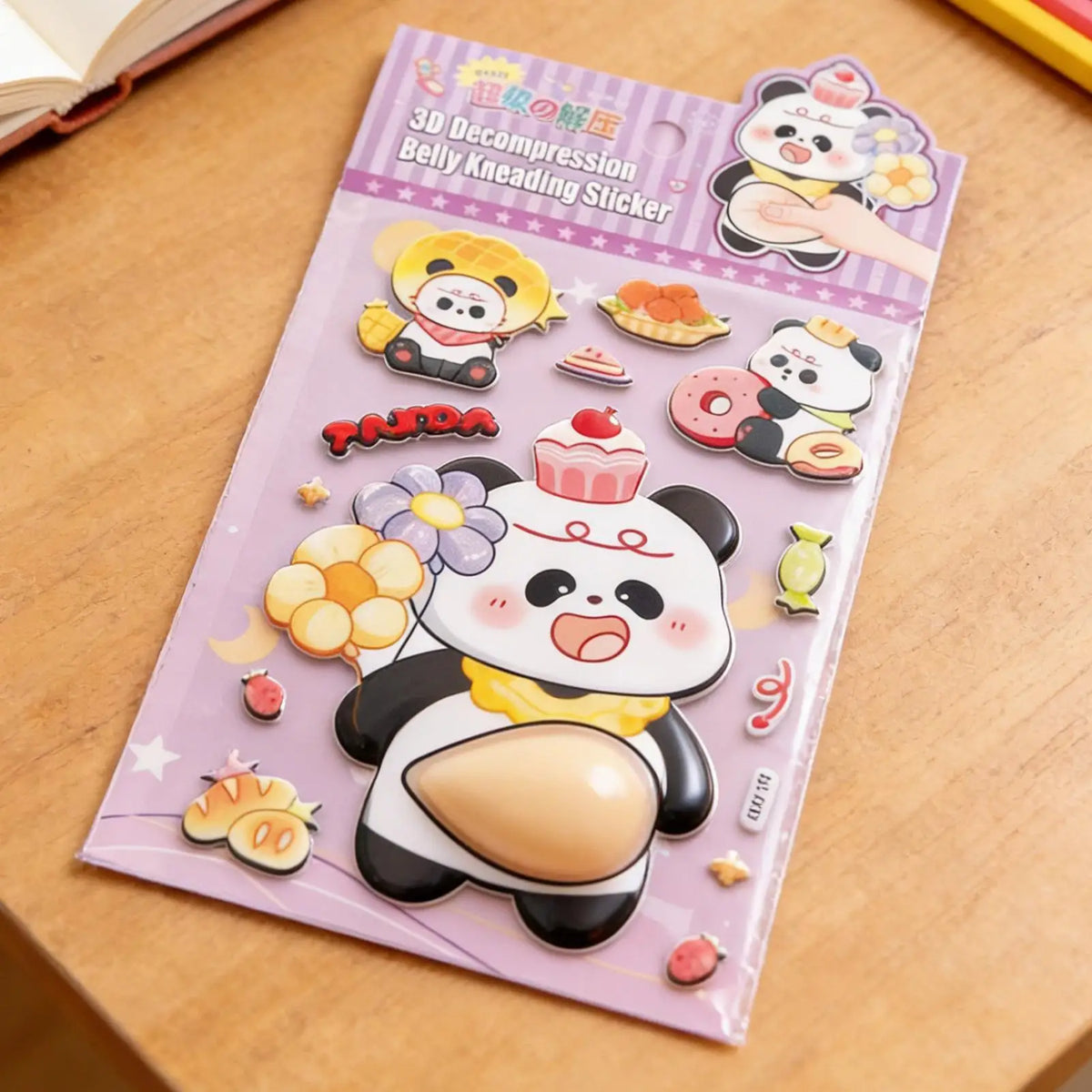 stickers 3d cartoon ours panda enfants maison adhésifs mignons dessins animés couleurs variées