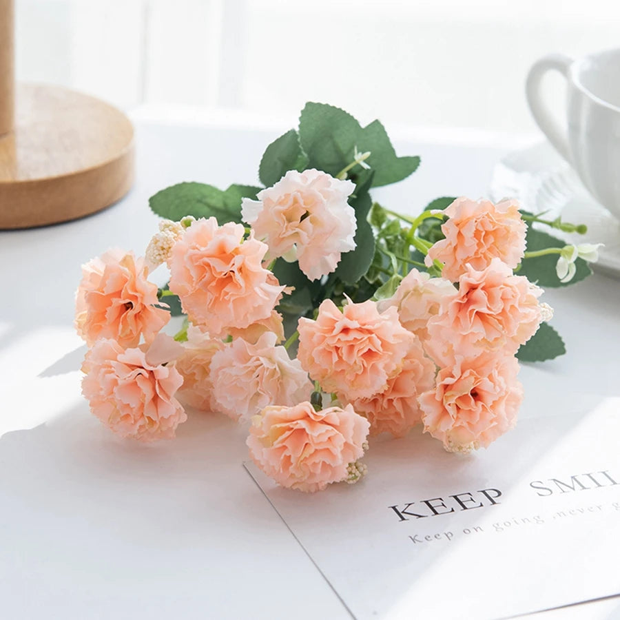 bouquet fleurs artificielles mariage blanc rose violet anniversaire intérieur modernes