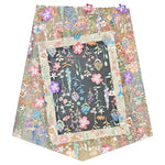 tissu brodé floral semi transparent polyester multi couleurs occasion quotidien tulle 3d embossé trame