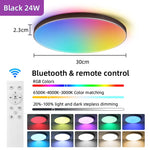 plafonnier led blanc doré moderne télécommande 30w 40w 50w étanche