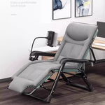 chaise longue gris tissu uni moderne bras massage support smartphone portable