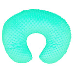 coussin portage bébé texture pointillée violet clair quatre saisons confortable zipper dos mois