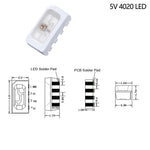 diodes led blanc ws2812b 5v 3528 5050 adhésif électronique plat nouvelle qualité