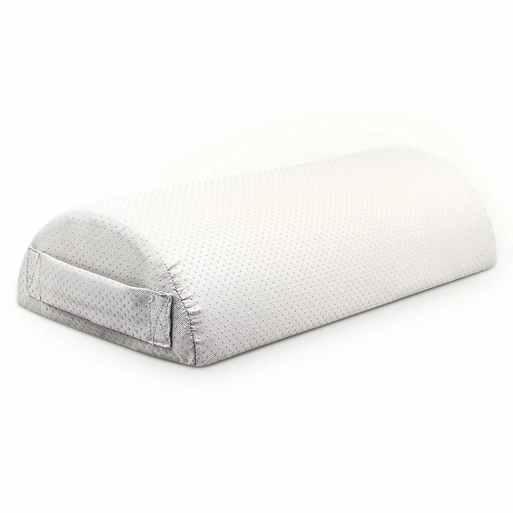 coussin pied massage velours noir lignes bleues ergonomique amovible lavable bas anti dérapant