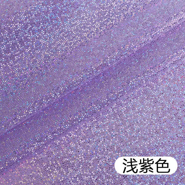 tissu pailleté laser polyester brillant rose violet noir blanc moderne costumes décors scène