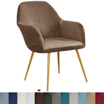 fauteuil moderne velours marron protection chaise accueil mariage banquet élastique mousse roulettes