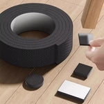 protections pieds meubles adhésives pads prédécoupés rouleau ruban texturés losanges utilitaires noir blanc