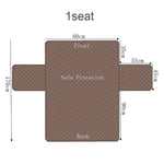 housses canapé imperméables quiltées gris beige protection animaux enfants moderne places