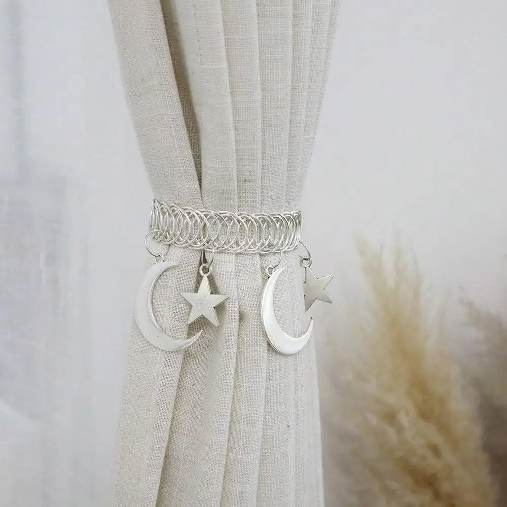 bracelet vintage boho lune étoiles anneaux bronze opalescent artisanal unique quà mode accessoris