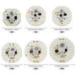 plaque led circulaire diodes blanc moderne 5w 7w 9w 12w 15w 18w 220v