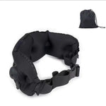 coussin lombaire gonflable confortable noir sac rangement ajustable lit forme