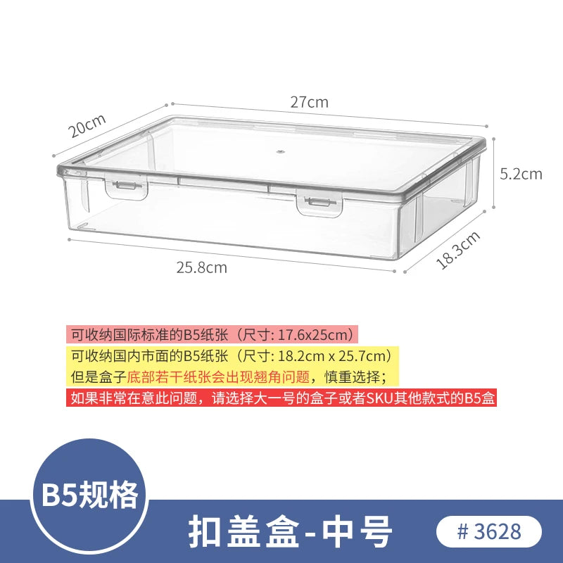 boîtes rangement transparentes pliables moderne poignées blanches stockage papier scrapbooking réutilisables organisateur respectueux environnement