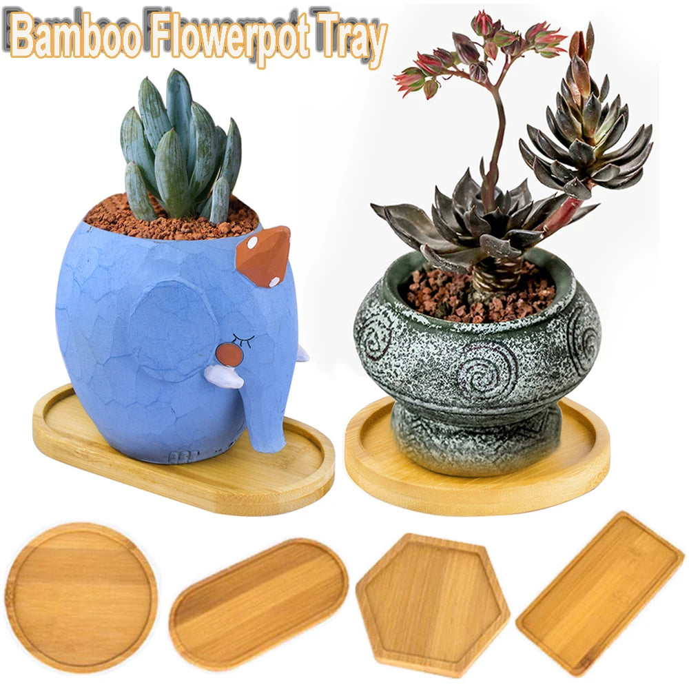 plateaux bambou différents modernes plateaux fleurs lisses naturels tailles variées maisonDecoration minimalistes