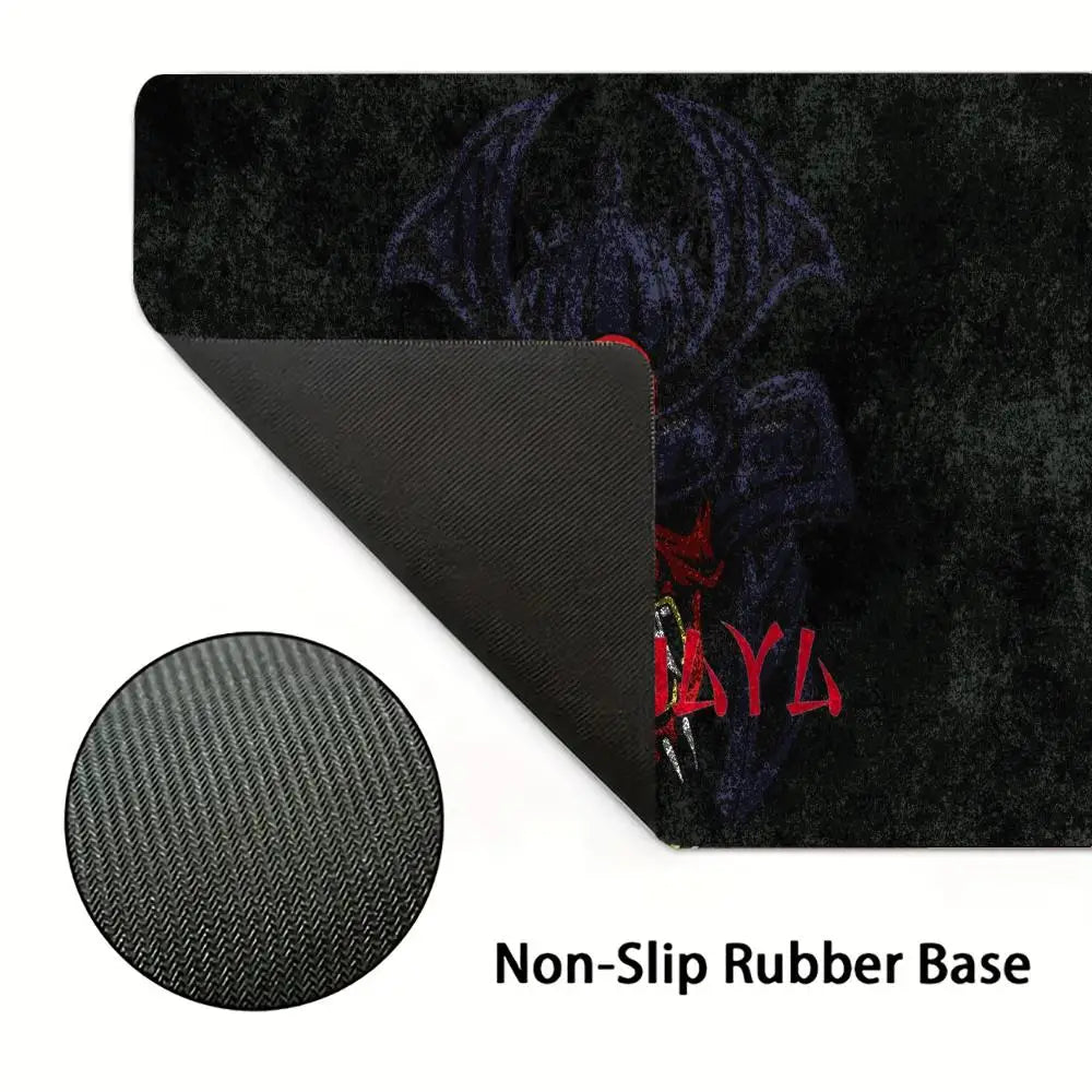 tapis souris noir rouge bleu motif graphique texture grunge moderne jeu xxl