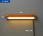 lampe led moderne orange rectangulaire fixée mur éclairage cuisine salle manger 2000 82000 flux