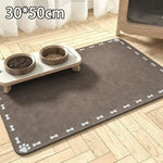 tapis animal motif os blanc texture douce moderne gris clair gris foncé absorbant rapide