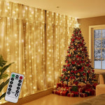 guirlande lumineuse led 3m multicolore décoration noël moderne transparente télécommande adaptateur usb prise murale