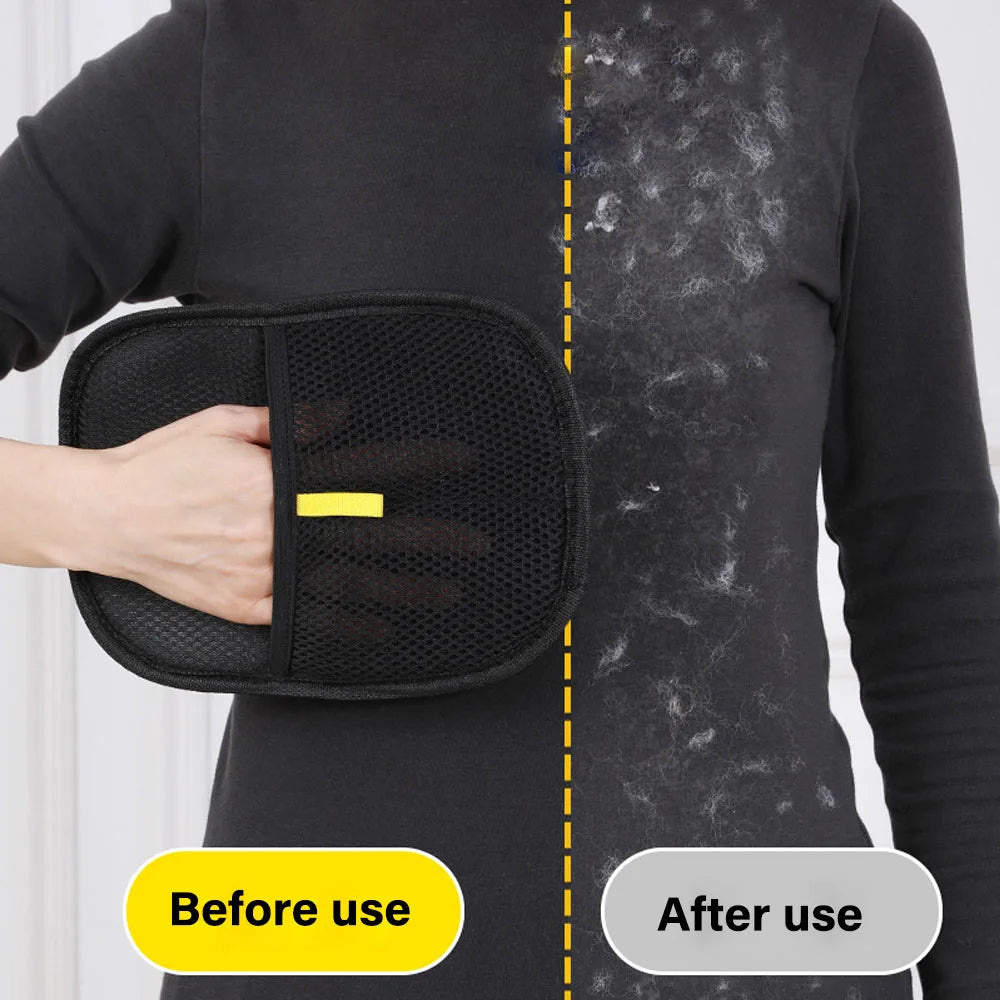 gants dératisation animaux tissu maille noir opaques pratiques épiler poils toilettage utilitaire