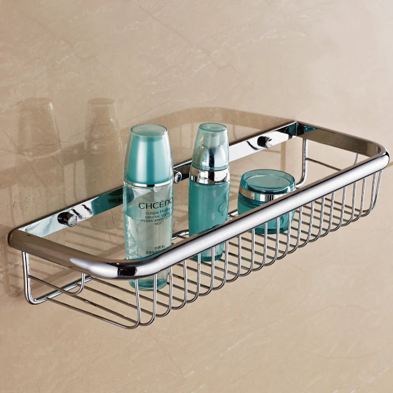 panier mural chrome bronze doré fileté moderne vis fixations