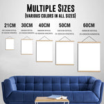 Cadre mural or argent feuille dorée moderne suspension 21cm 30cm 40cm 50cm 60cm 70cm