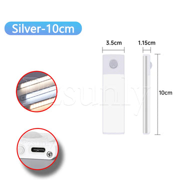 lampe led rechargeable adhésive 30cm 40cm 50cm blanc moderne veilleuse cuisine armoire