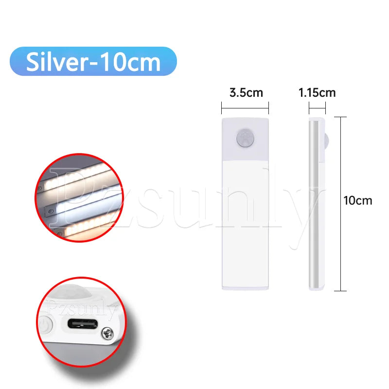 lampe led rechargeable adhésive 30cm 40cm 50cm blanc moderne veilleuse cuisine armoire