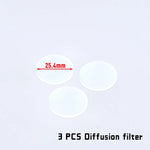 lentilles noires transparentes 30mm 28mm 26mm 25.4mm diffuse ir filter led chasse