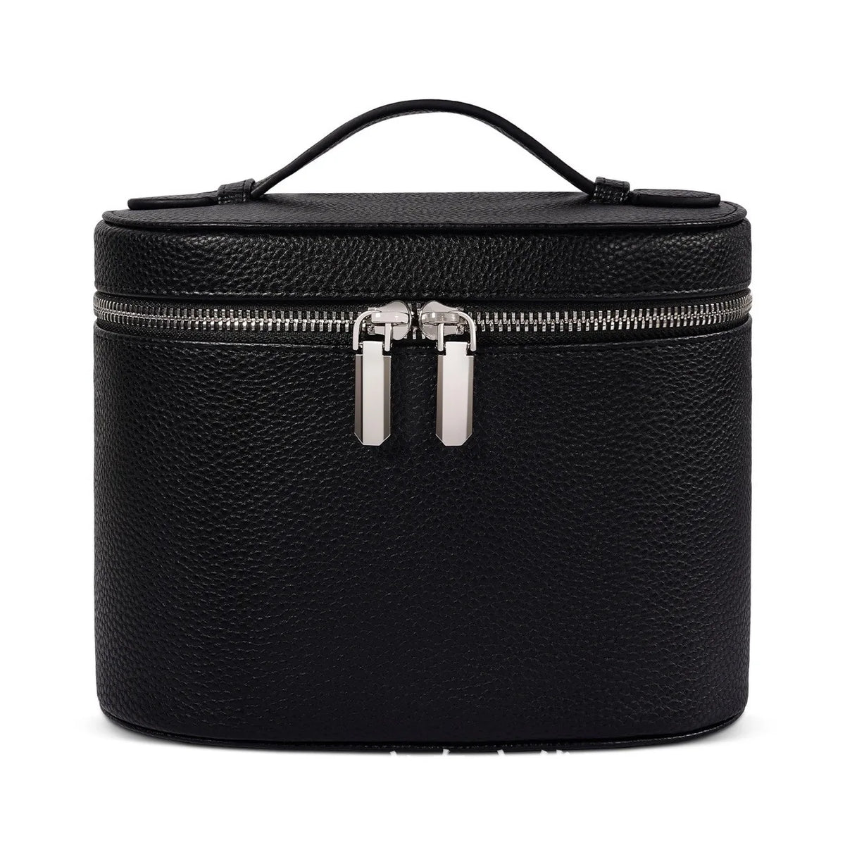 boîte rangement cosmétique cuir marron noir rose blanc moderne minimaliste impermeable poignee amovible