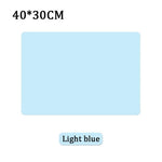 tapis table silicone moderne 60x40cm 40x30cm bleu jaune vert gris assiettes cuillers bols verres