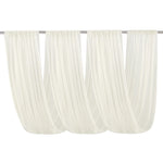 rideau transparent moderne blanc motifs floraux événements anniversaires fêtes mariage