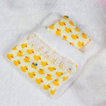draps lits miniatures oreillers figurines animaux motifs floraux mignon meubles chambre enfants