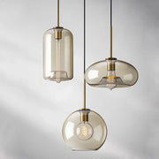 Lampe suspendue en verre moderne pour salle à manger, chambre ou cuisine - Luminaire décoratif