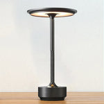 lampe table or noir led rechargeable tactile intensité variable moderne portable