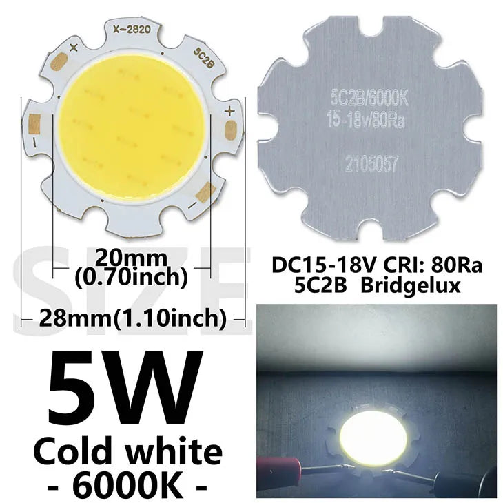 plaque led moderne 28mm 20mm cold white warm white natural white 3w 5w 7w