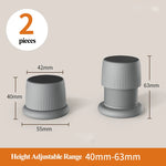 pieds ajustables anti vibration meubles adhésifs antidérapants blanc gris noir mousse moderne