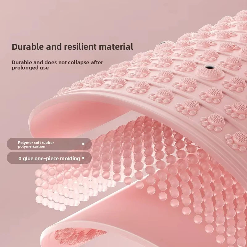 tapis massage acupression rose corail relief animal points pression moderne anti fatigue 70x40cm
